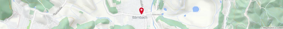 Kartendarstellung des Standorts für Barbara-Apotheke in 8572 Bärnbach